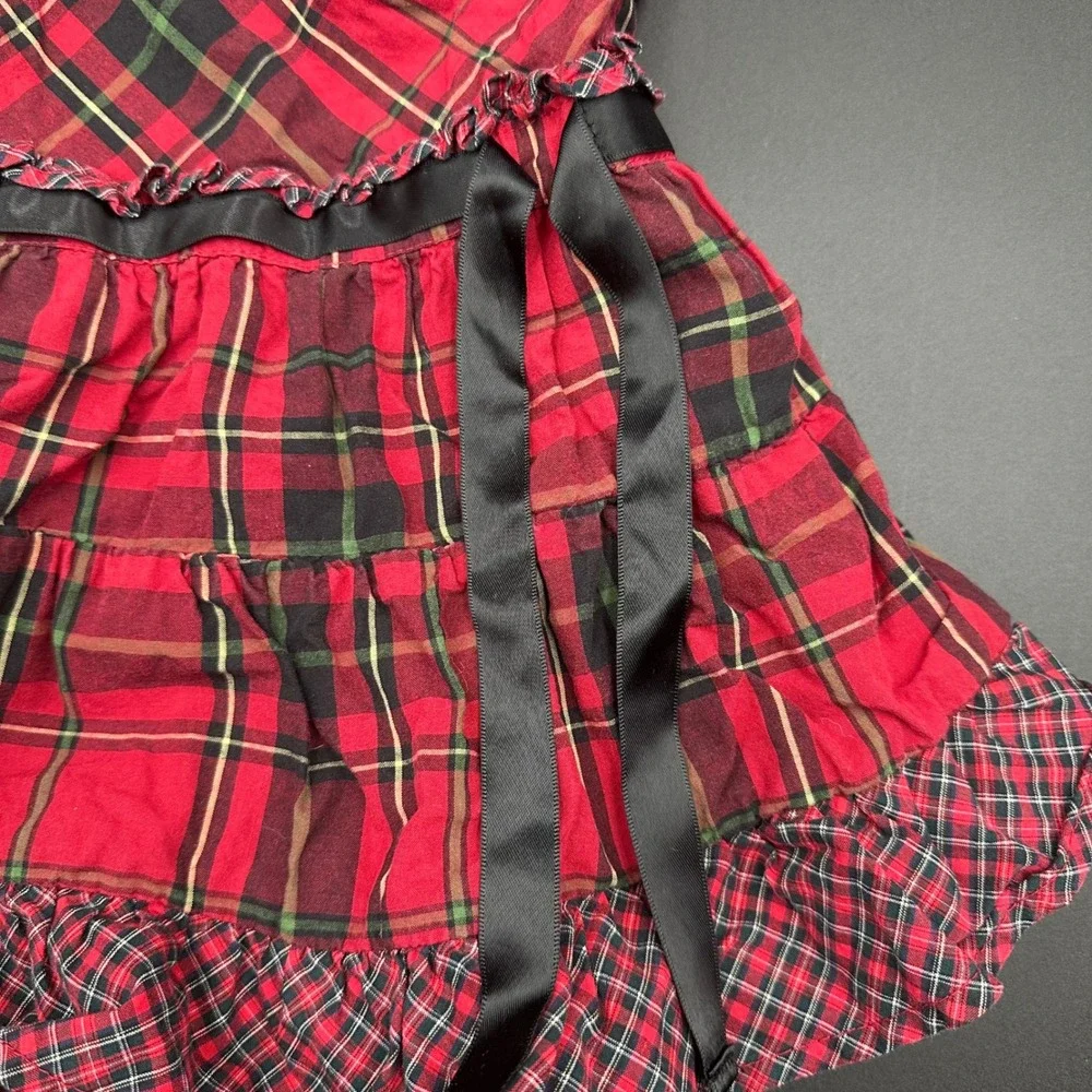 American Living Baby Girls Dress &‎ Bloomer Set Plaid 6M 